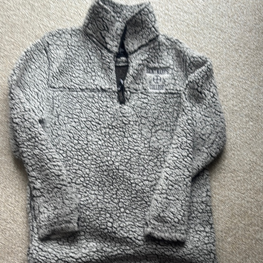 Boxercraft Gray Teddy Jacket Plush Comfort